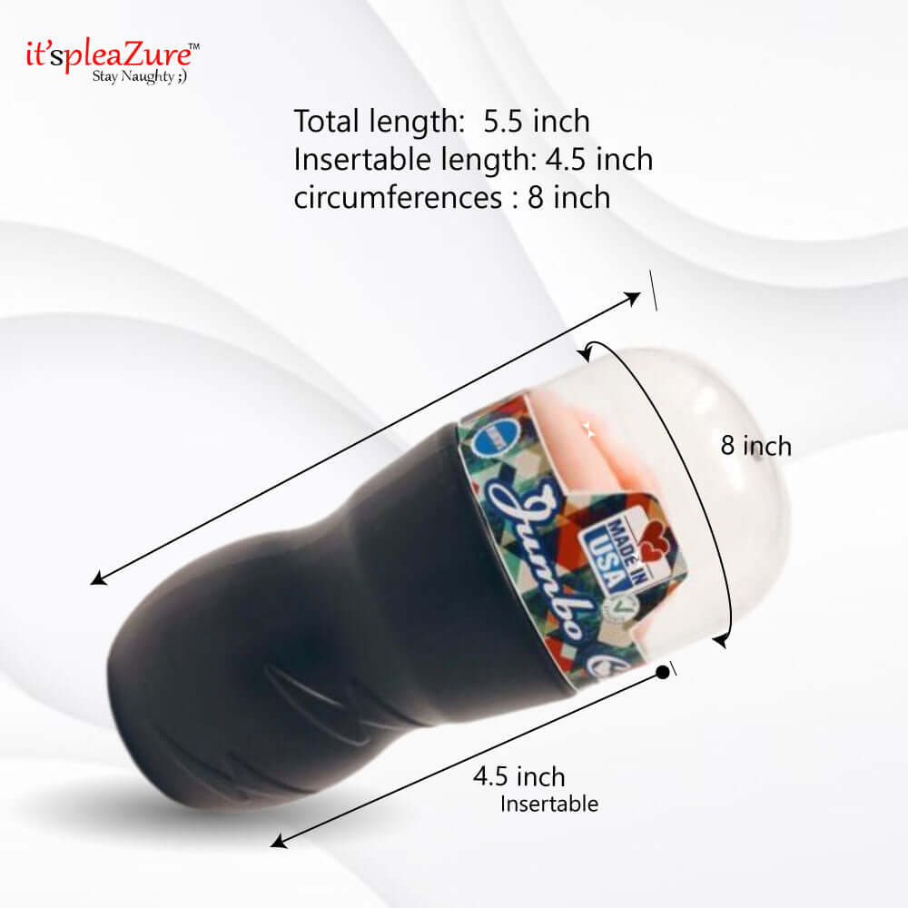 Jumbo cup Pocket Realistic Pussy Masturbating Toy For Men on Itspleazure