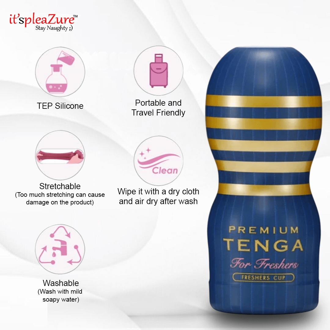 Itspleazure Premium Tenga Masturbating Cup for Beginners
