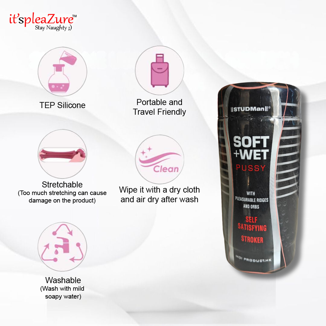 Studman Sof+Wet Self Pleasurable Pussy Stroker on Itspleazure