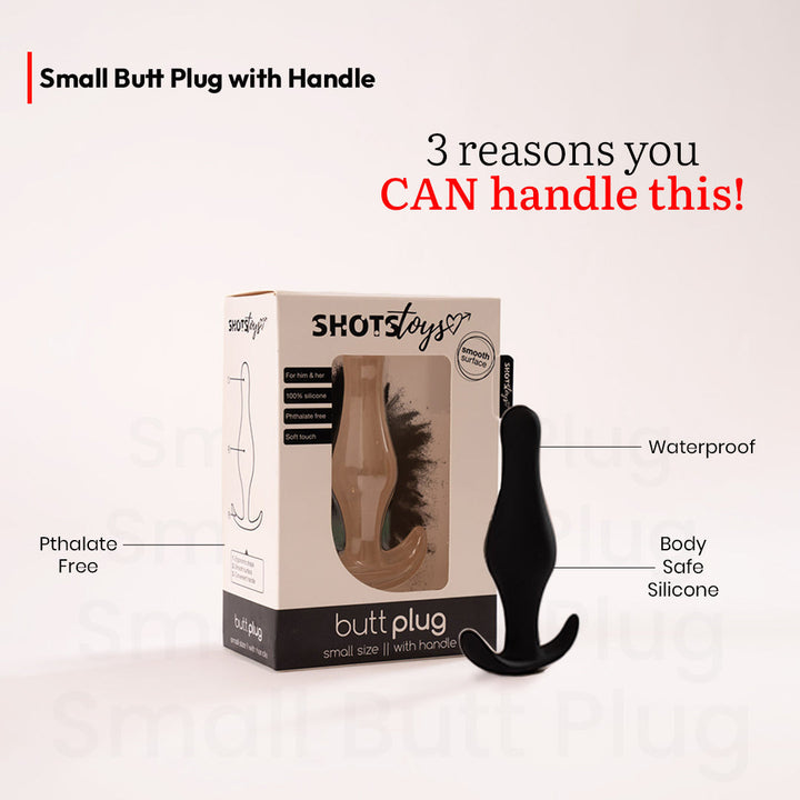 Small Butt Plug with Handle