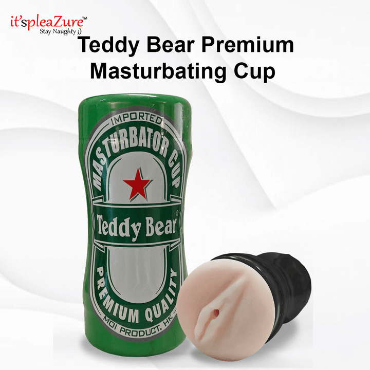 Teddy Bear Premium Masturbator Cup on Itspleazure